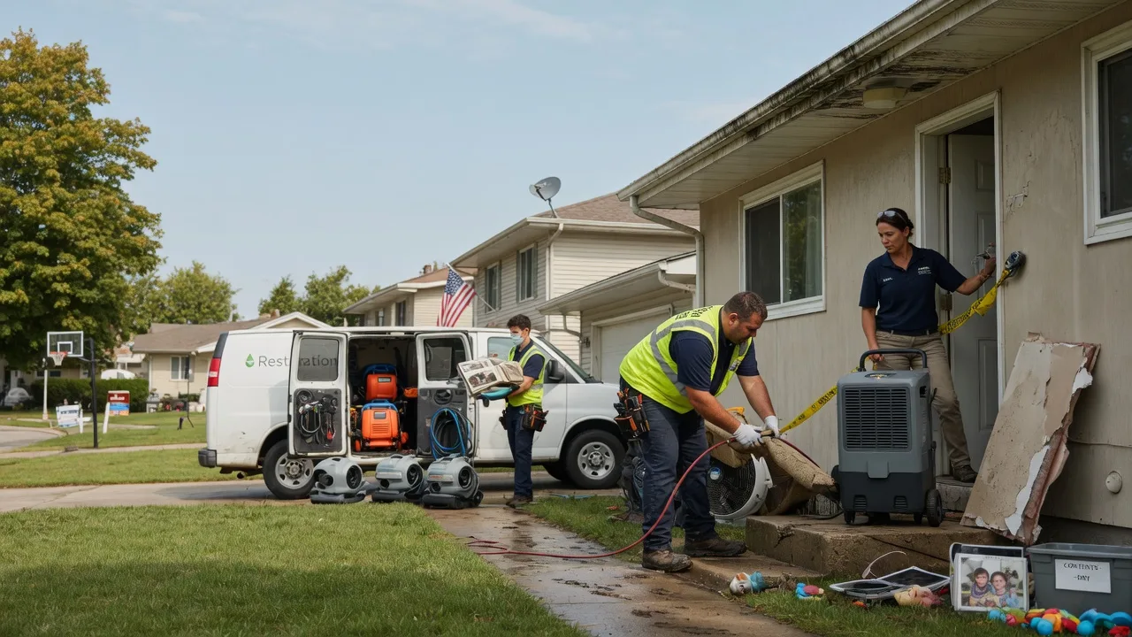 Water Damage Restoration in Harwood, MD near me